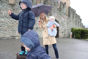 It was an attempt to get a photo with the kiddos